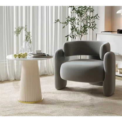 Beauty Wholesale Single Sofa Chair Balcony Light Luxury Single Chair From China Supplier Acrylic Chairs