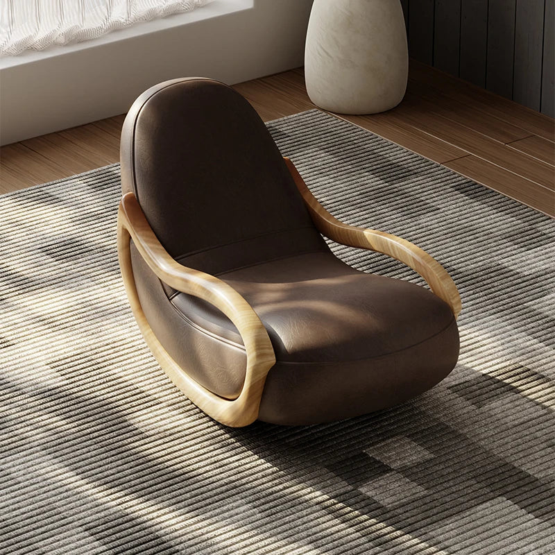 Relaxing Lounges Accent Chair Lazy Household Rocking Living Room Sofa Relax Armchairs Break Celebrity Creamy Balcony Furniture