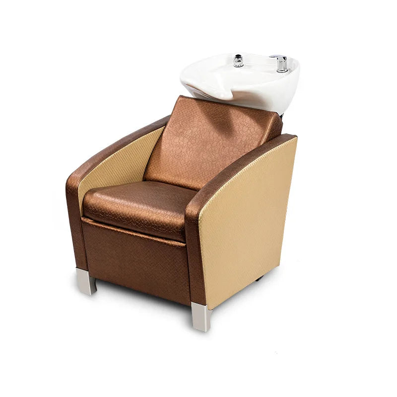 Shampoo bed Beauty salon Hair salon Shampoo chair Semi-reclining massage bed dual-purpose