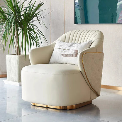 Modern Casual Rotating Leisure Chair Luxury Living Room Home Furniture Hotel Sofa Chair