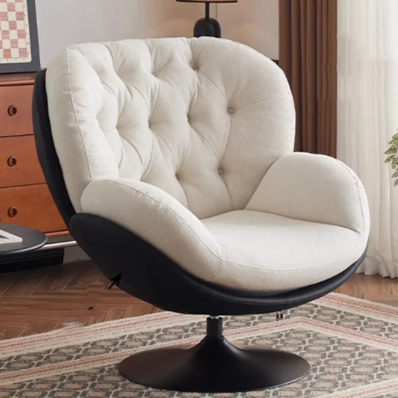 Large Swivel Chair, Modern Luxury Design, Relaxing Comfy Armchair, Lazy Puffs Sedie Da Soggiorno Home Furniture