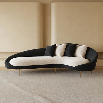 Romantic Curved Sofa Simple European Creative Room Decor Unusual Lounge Living Room Sofas Trendy Romantic Muebles Furniture