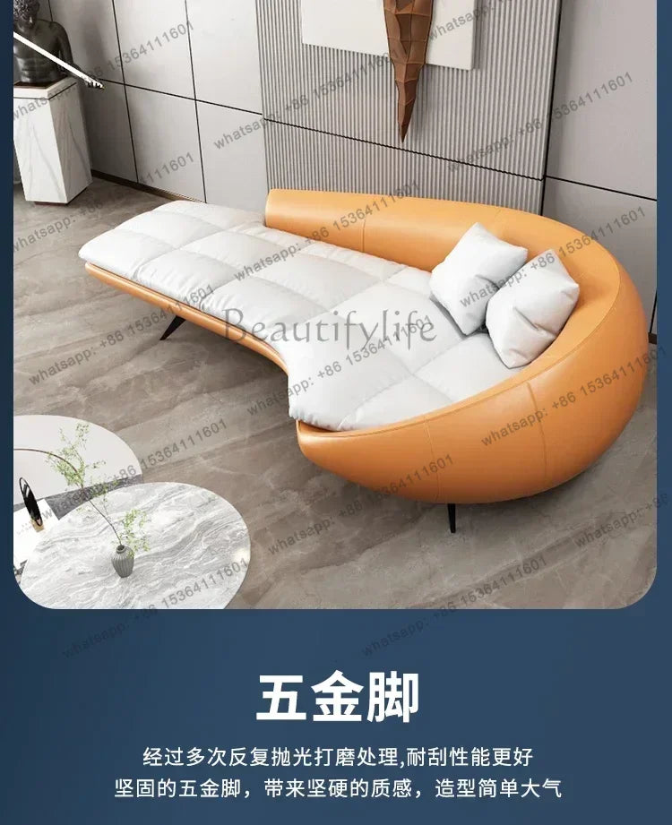 0 Chaise Longue Recliner Bedroom Living Room Light Luxury Single Fabric Leisure Lazy Sofa