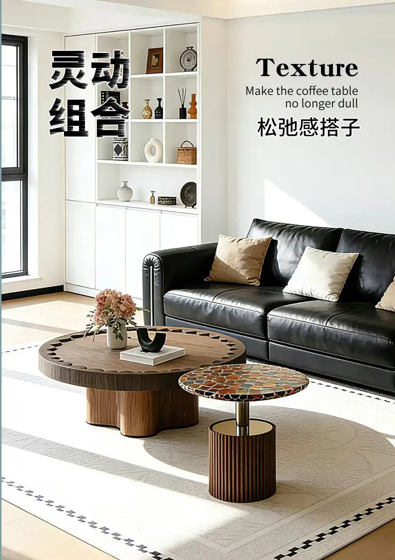 Minimalism Living Room Coffee Tables Bedroom Furniture Homestay Modern Coffee Tables Tea Wooden Furniture ChaJi MH40CJ