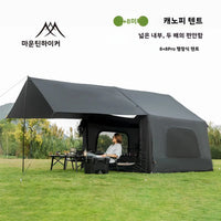 MOUNTAINHIKER Large Space 3-6 Persons Inflatable Tent Windproof Spacious Interior Family Outdoor Camping House