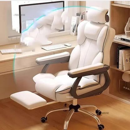 Ergonomic Office Gaming Chair Mobile Swivel Recliner Lounge Study Armchair Nordic Design Home Computer Chair