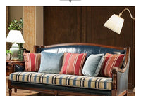 European Living Room Sofa Elegant Loveseat Wooden Modern Luxury Lounge Sofa Puffs Modular Wooden Canape Salon Furniture Home