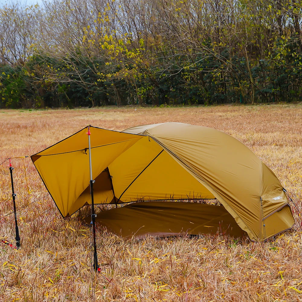 Fire-Maple Tropics Ultralight Backpacking Tent 1 Person 20D Waterproof Mountaineering Cycling Easy Setup Hiking with Camping Cot