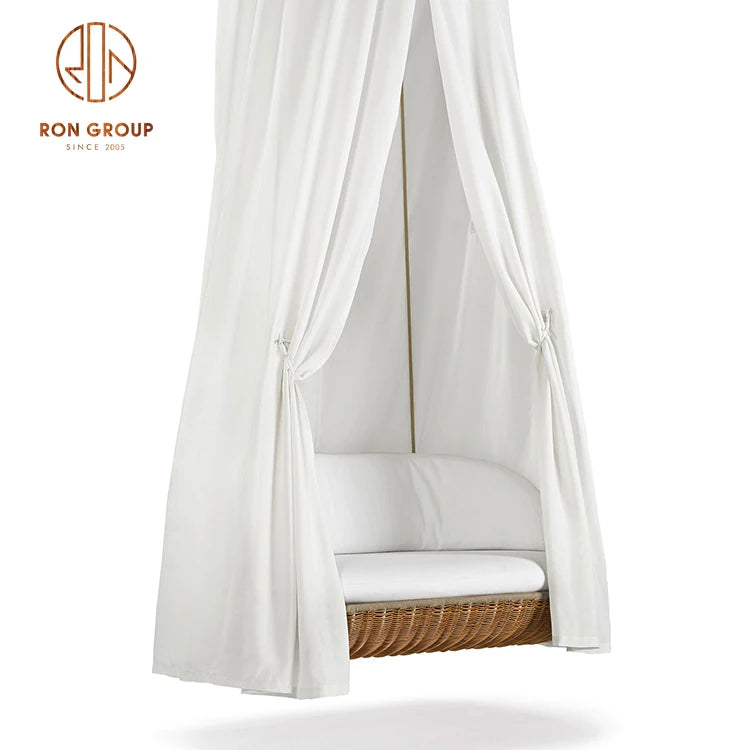 High Quality Wholesale Outdoor Garden Furniture Single Seating Tree Reclining Rattan Chairs Hammock Swing Egg Patio Chair