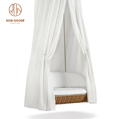 High Quality Wholesale Outdoor Garden Furniture Single Seating Tree Reclining Rattan Chairs Hammock Swing Egg Patio Chair