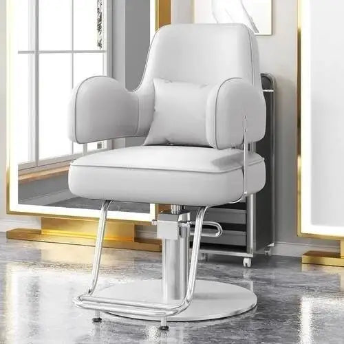 Style Durable Hair Salon European Barber Chairs Hairdressing Chair Dressing Room Back Armchair Recliner Cabeceros Furniture