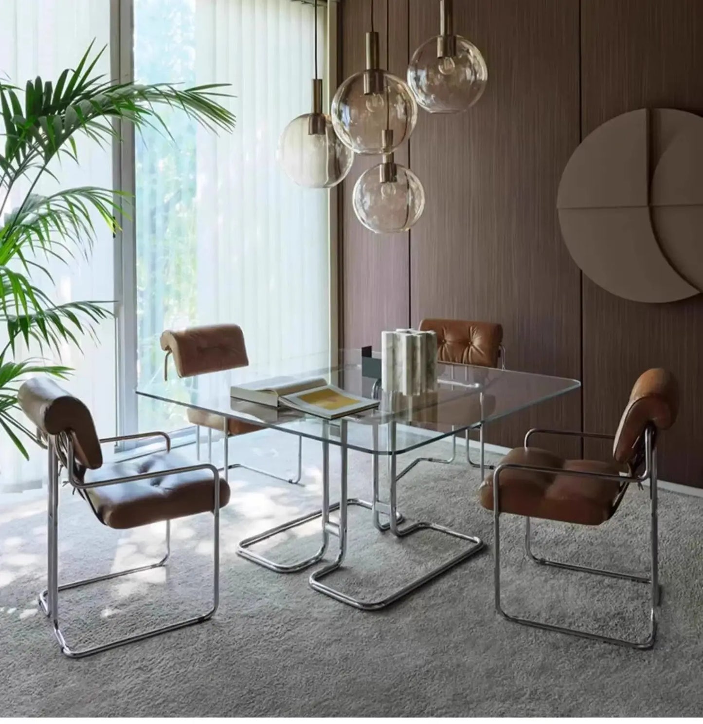 Pre-owned Office Chair, Stainless Steel Dining Chair, Bauhaus Vintage Negotiation, Casual Desk, Designer Single Chair