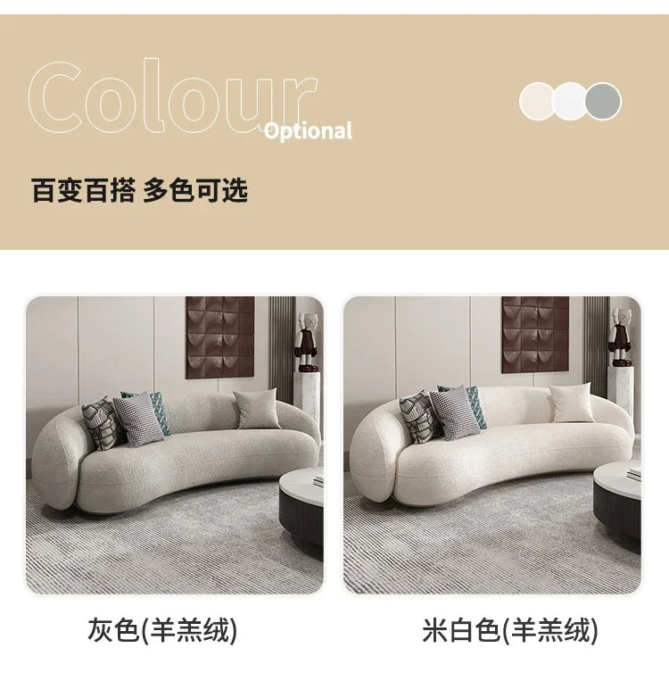 Minimalist Nordic Living Room Sofas Leather Recliner Designer Modern Sofas Luxury Lounge Balcony Cheap Divano Home Furniture