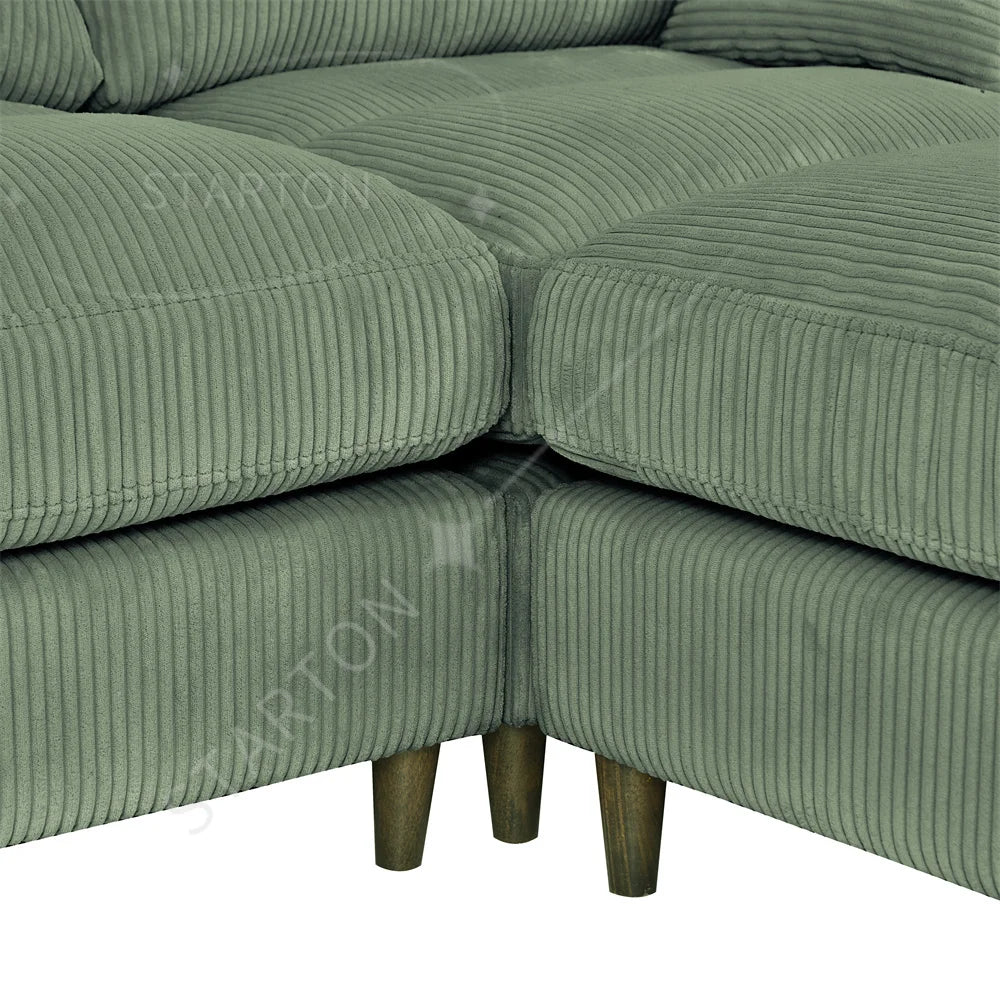 121" Modular Sectional Sofa Couch L Shaped Upholstered Sofa With Chaise Cushion Oversized 6 Seater Couches Sofas For Living Room