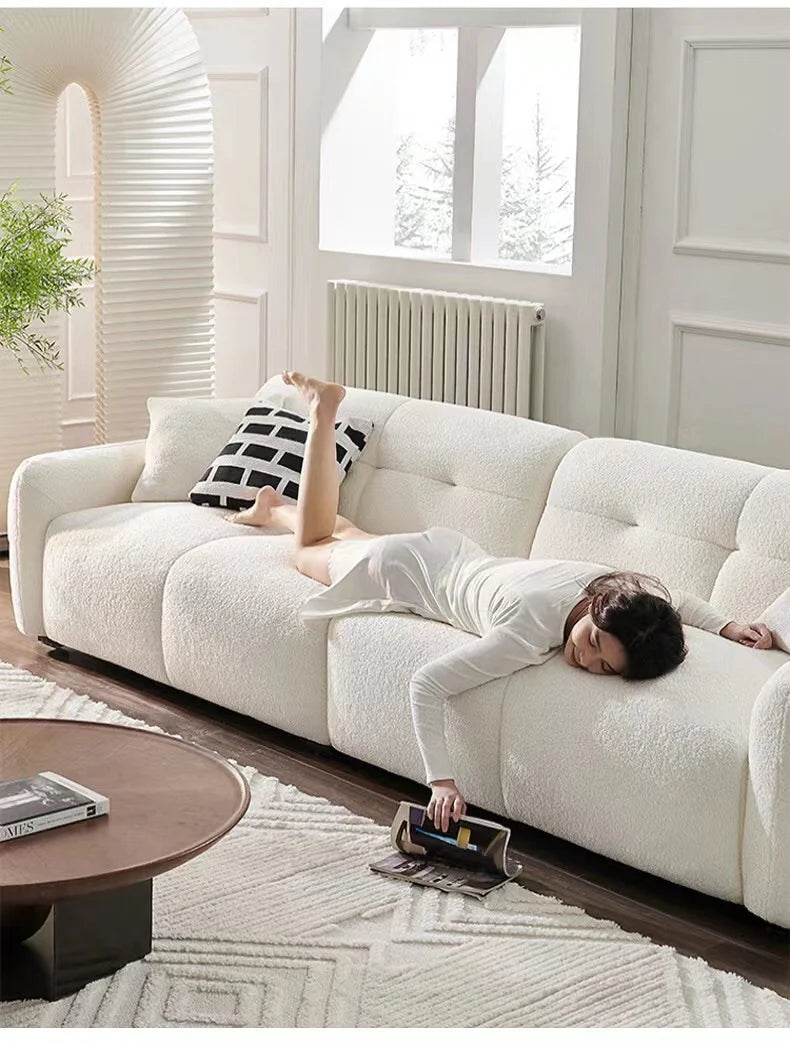 Luxury Romantic Sofa Puff Living Room Modern Comfortable Sofa Nordic Style Accent Divani Da Soggiorno Home Furniture