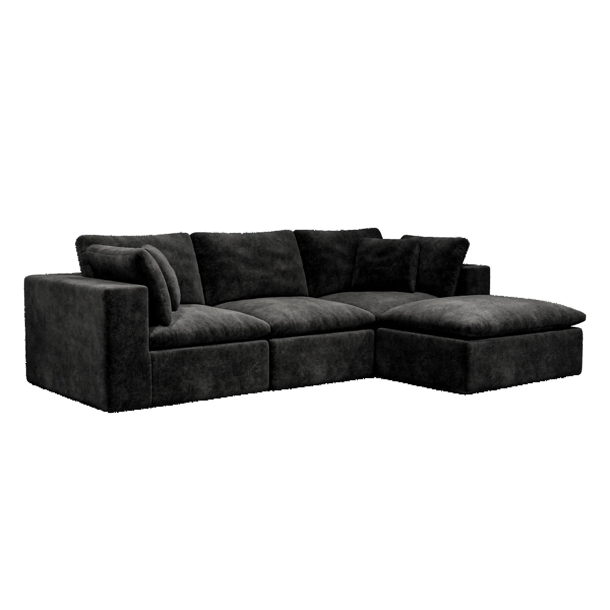 Modern Compression Sofa, Suitable for Living Room and Bedroom, Fabric Design, Sponge Filled
