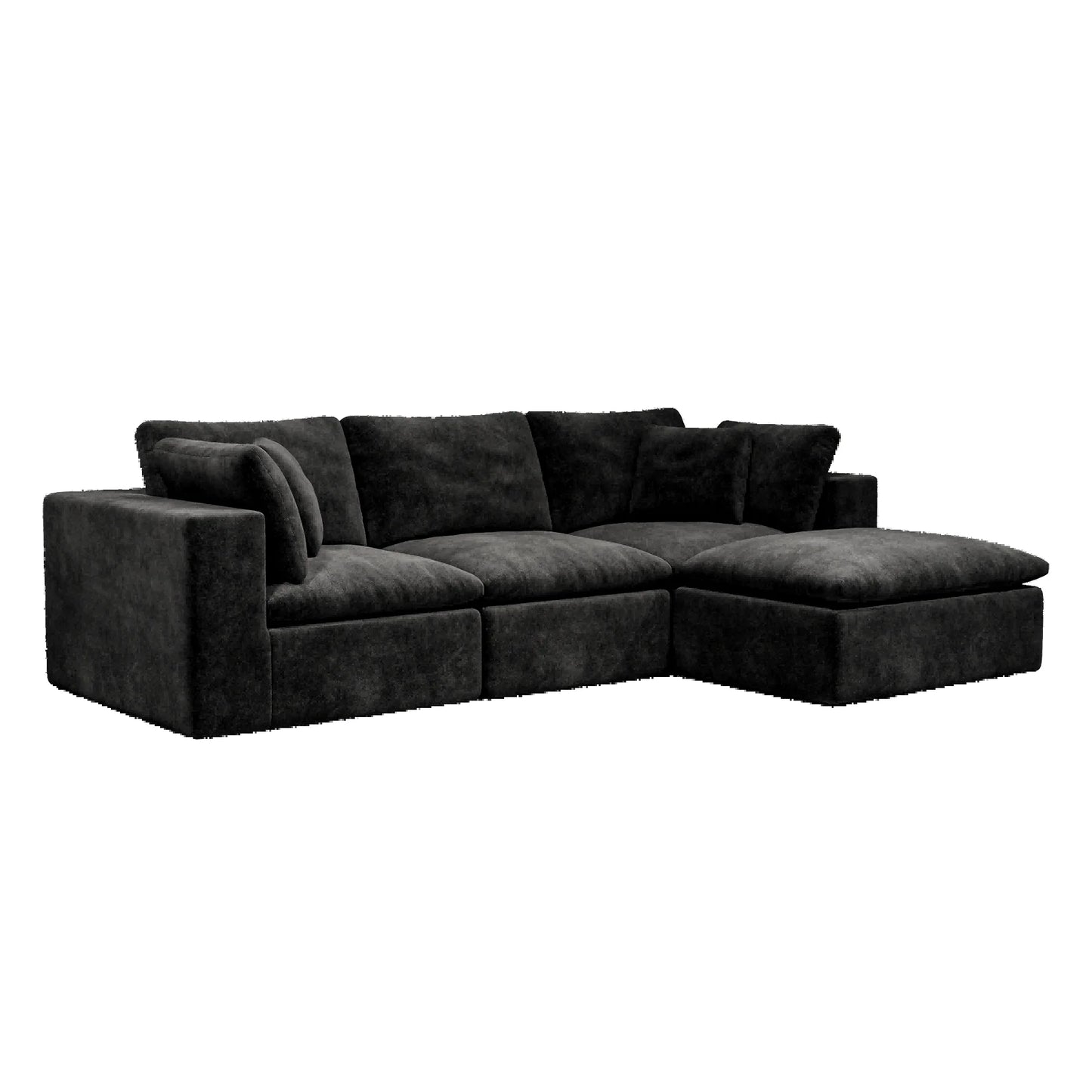 Modern Compression Sofa, Suitable for Living Room and Bedroom, Fabric Design, Sponge Filled