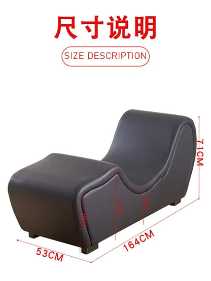 A  Sex sofa, concubine chair, single lazy recliner, couple bedroom position S-shaped sofa, auxiliary labor-saving acacia chair