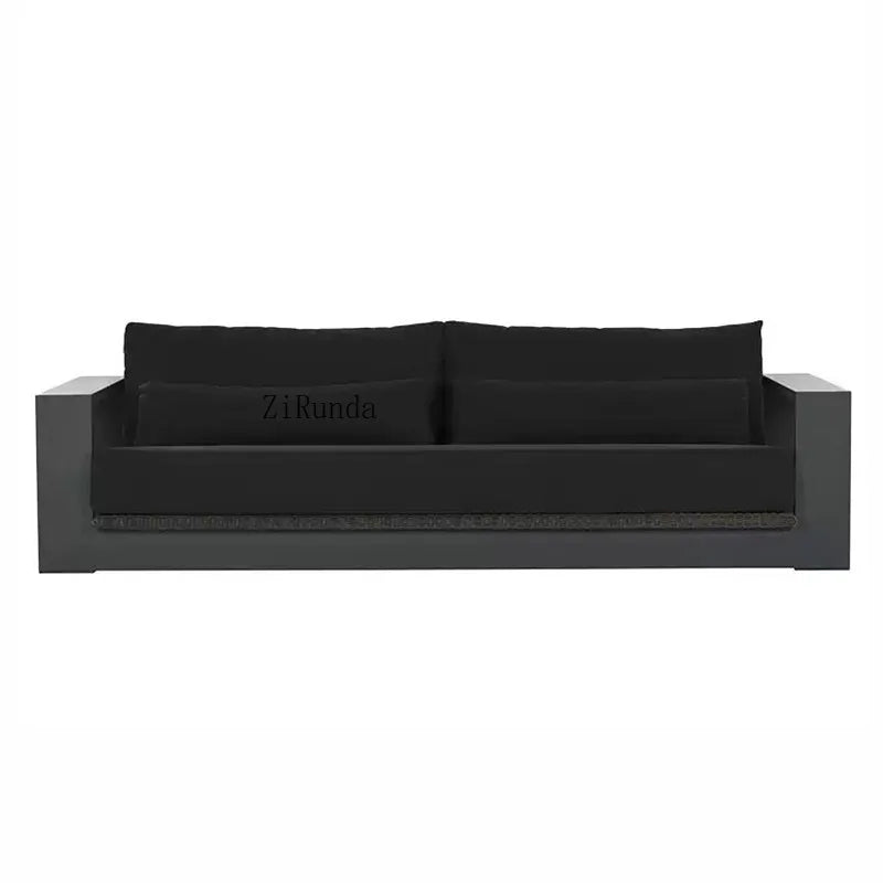 Aluminum alloy outdoor sofa open-air balcony villa courtyard coffee table combination furniture