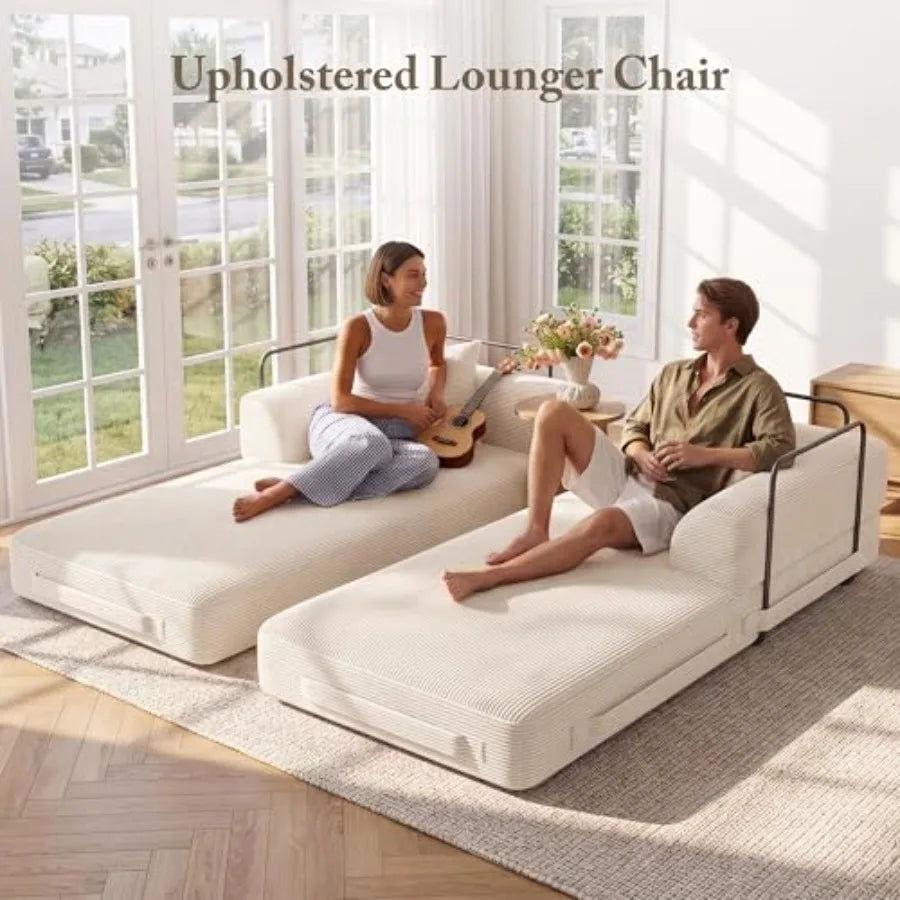 Cloud Boneless Convertible Floor Sofa Bed, 70