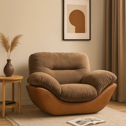 Nordic creative modern minimalist living room leisure chair sofa recliner lazy sofa bedroom advanced