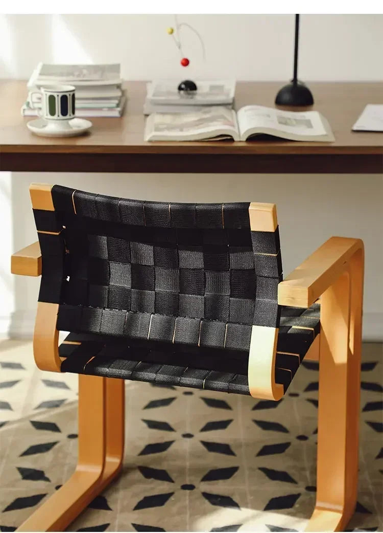 Leisure Chair Home Designer Armrest Dining Chair with Backrest Simple Office Desk Chair