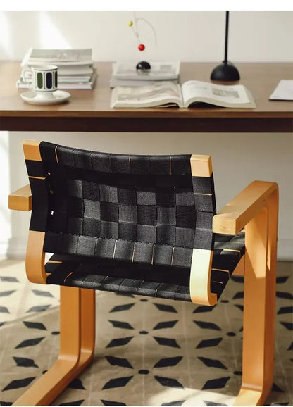Leisure Chair Home Designer Armrest Dining Chair with Backrest Simple Office Desk Chair