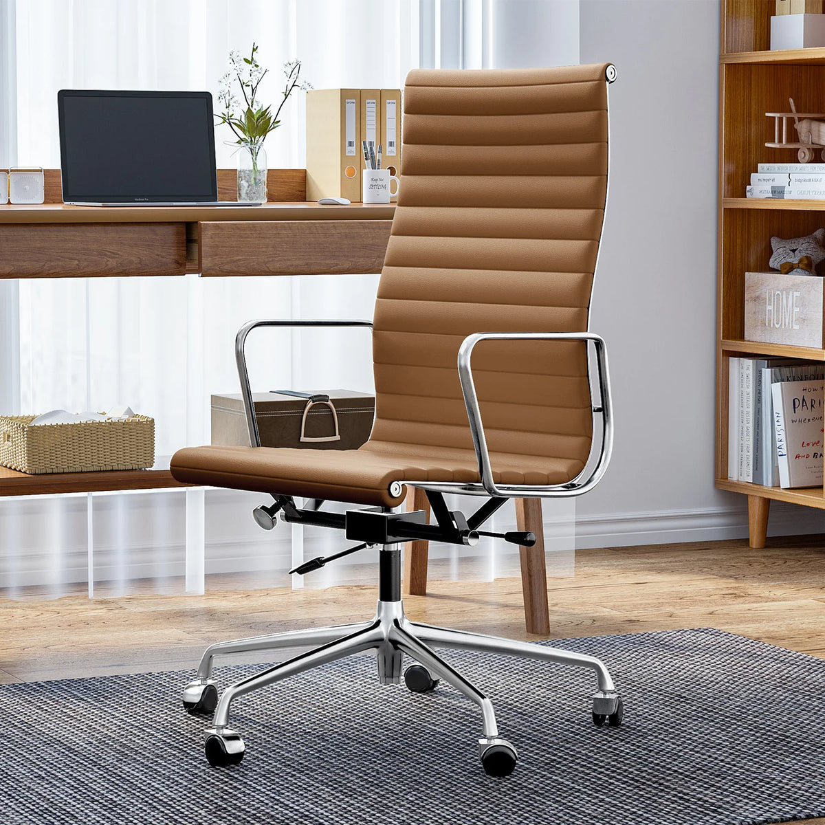 Office chairs Ergonomic Office Chair Mesh Back Lumbar Support Flip-Up Armrests Reclining Adjustable Height for Home Office Desk