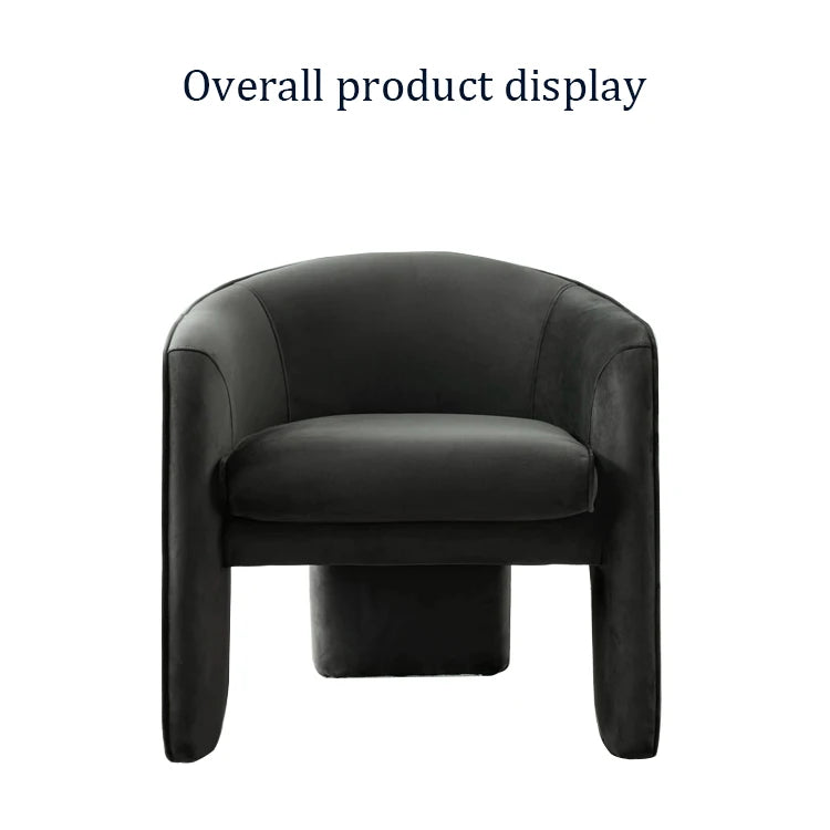 Living room furniture, modern cashmere chair, living room lounge chair