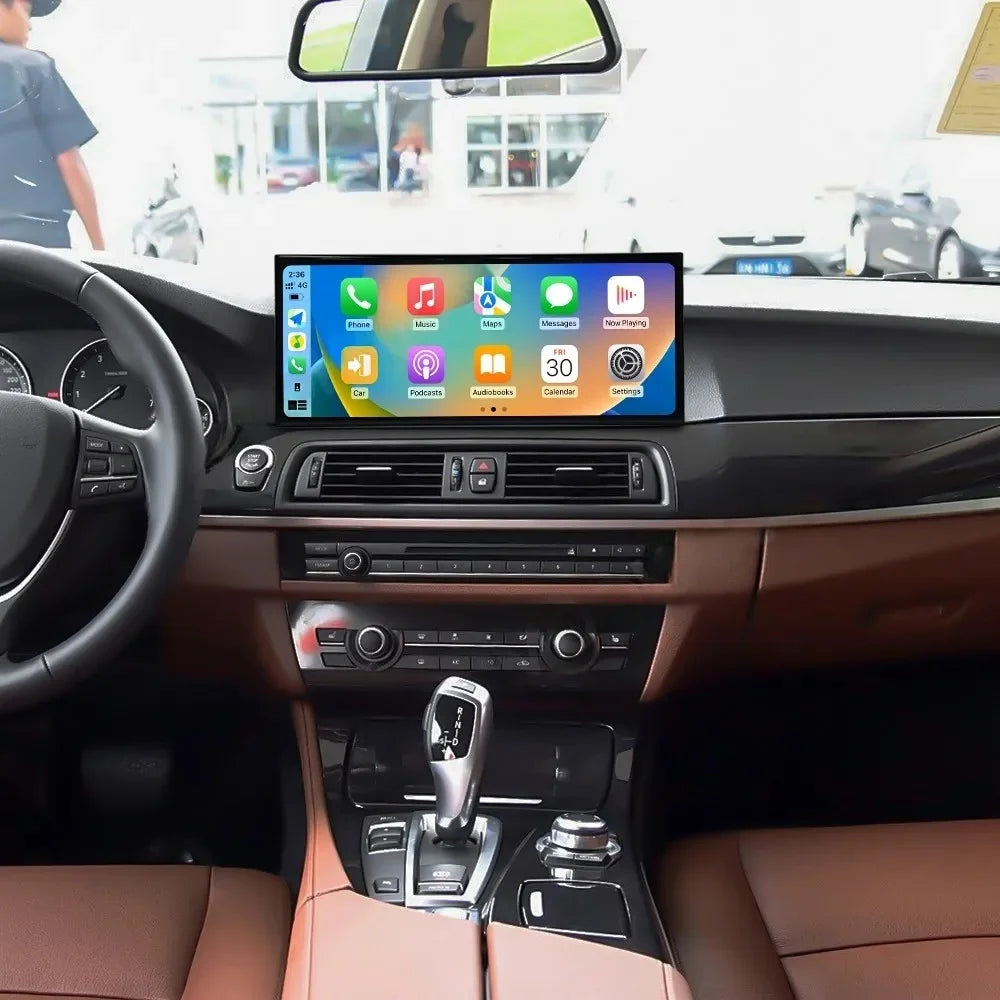 15.8" Qualcomm Android 13 Car Radio For BMW 5 Series GT F07 2011-2017 CIC/NBT Touch Screen Multimedia Player GPS Navigation BT