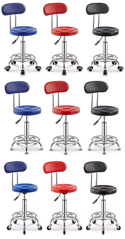 Bar Chair Bar Chair Stool Stool Haircut Chair Rotating Lifting Round Stool Backrest Pulley Chair Large Work Stool Supply
