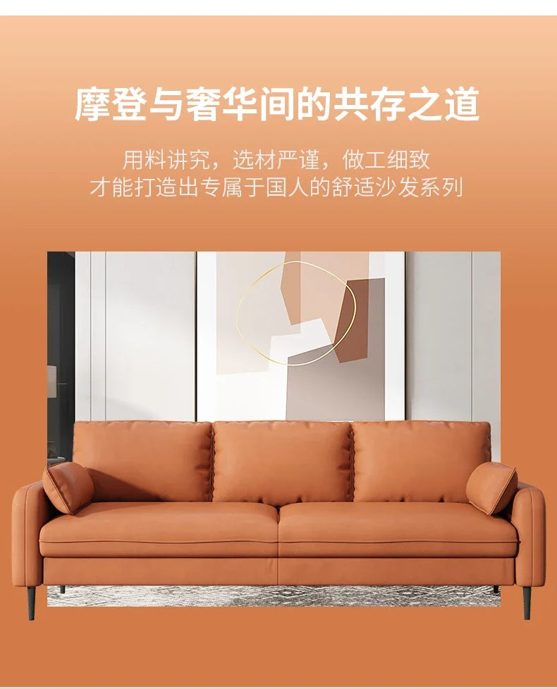 Scratch Protector Sofa Relax 3 Seater Brown Classic Sofa Armchair Lounge European Design Divano Living Room Furniture TY100YH