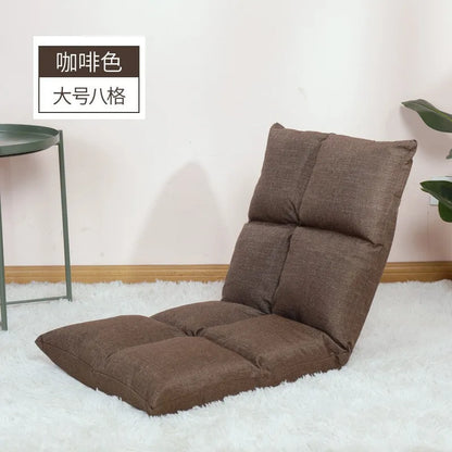Hot Sale Adjustable Lazy Lounger Sofa Tatami Foldable Lounge Chair Floor Balcony Bay Window Leisure Long Sofa Bed Back Chair