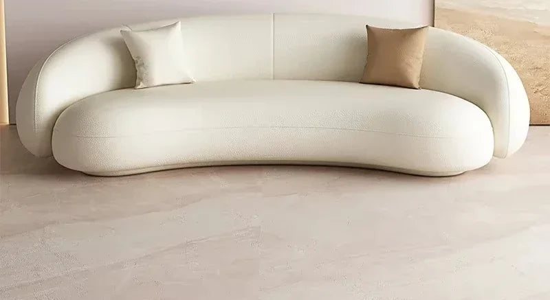 Minimalist Nordic Living Room Sofas Leather Recliner Designer Modern Sofas Luxury Lounge Balcony Cheap Divano Home Furniture