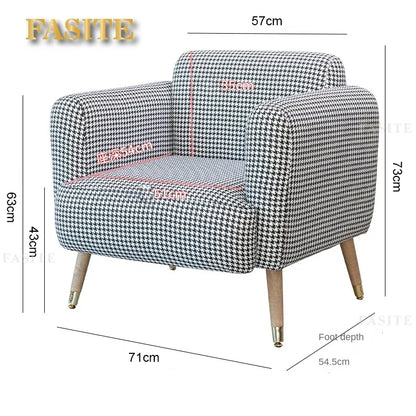 Modern Luxury Lazy Living Room Sofa Tatami Nursing Chair Single Simple Dormitory Sofa Bedroom Office  Home Furniture