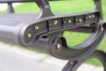 Luxury Park Metal Benches Seat Outdoor Garden Patio Cast Iron Benches