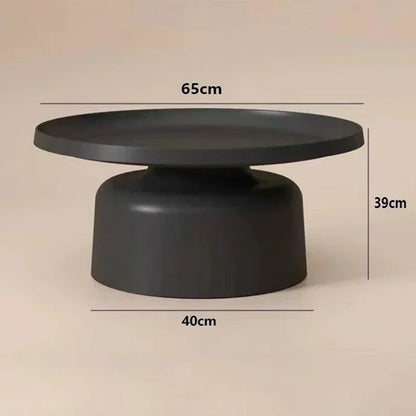 Circular Coffee Tables Nordic Living Room Center Table Modern Side Tea Table Portable Simple Bedroom Nightstand Home Furniture