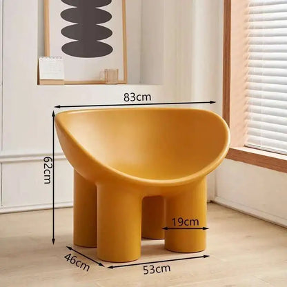 Roly Poly Chair Modern Sofa Nordic Living Room Chairs Lounge Salon Lazy Ergonomic Relax Designer Luxury Chaise Home Furniture