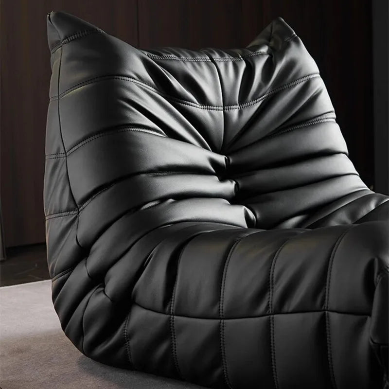 Original Caterpillar Lazy Sofa Chair Single Seat Floor Recliner Small Couch for Bedroom Living Room Balcony Minimalist Lounge