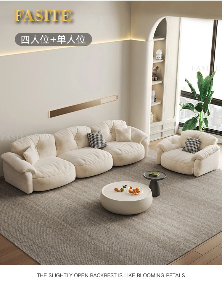 Lounge Living Room Sofas Fabric Minimalist Modern Design Sofa Elegant Comfortable Kanapy