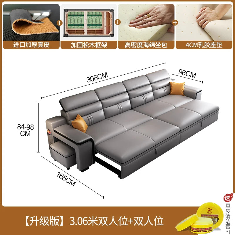 Longer Queen Living Room Sofas European Luxury Floor Folding Living Room Sofas Multifunctional Storage Sofas Camas Furnitures