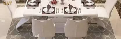 Set Of 2 Luxury Dining Chairs Modern Comfortable Living Room Designer Dining Chairs Aesthetic Beauty Chaise Home Furniture