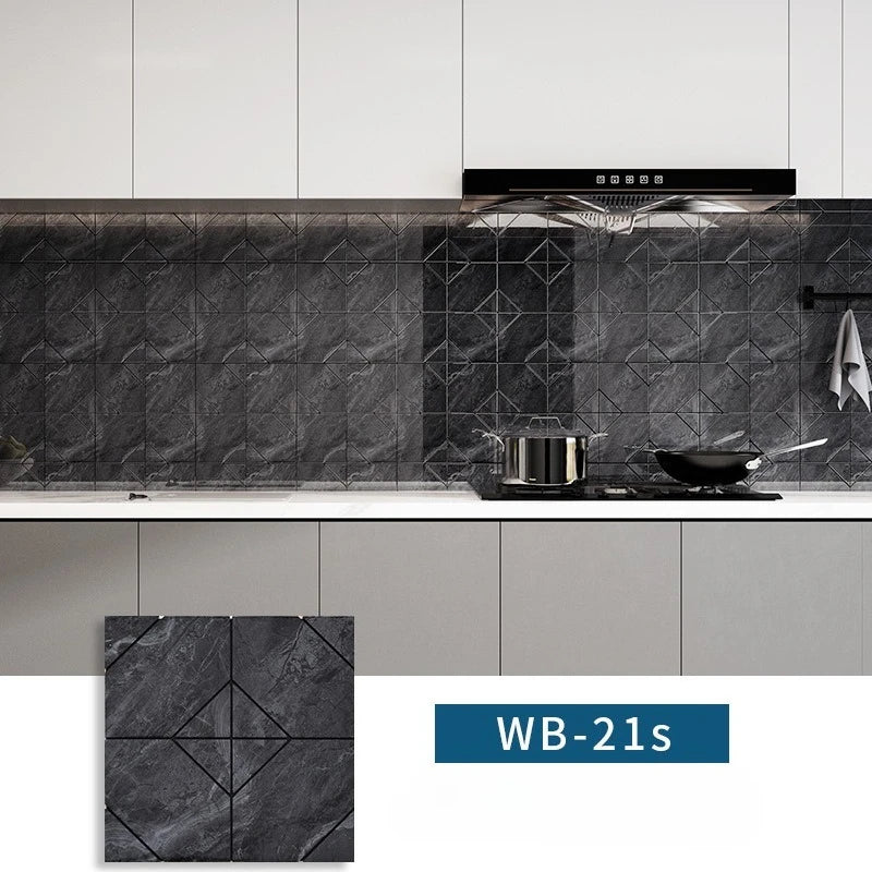 Self-adhesive Metal Mosaic Tiles Aluminum Composite Backsplash Gold Windmill Mosaic Glass Self-adhesive Kitchen Wall Decoration.