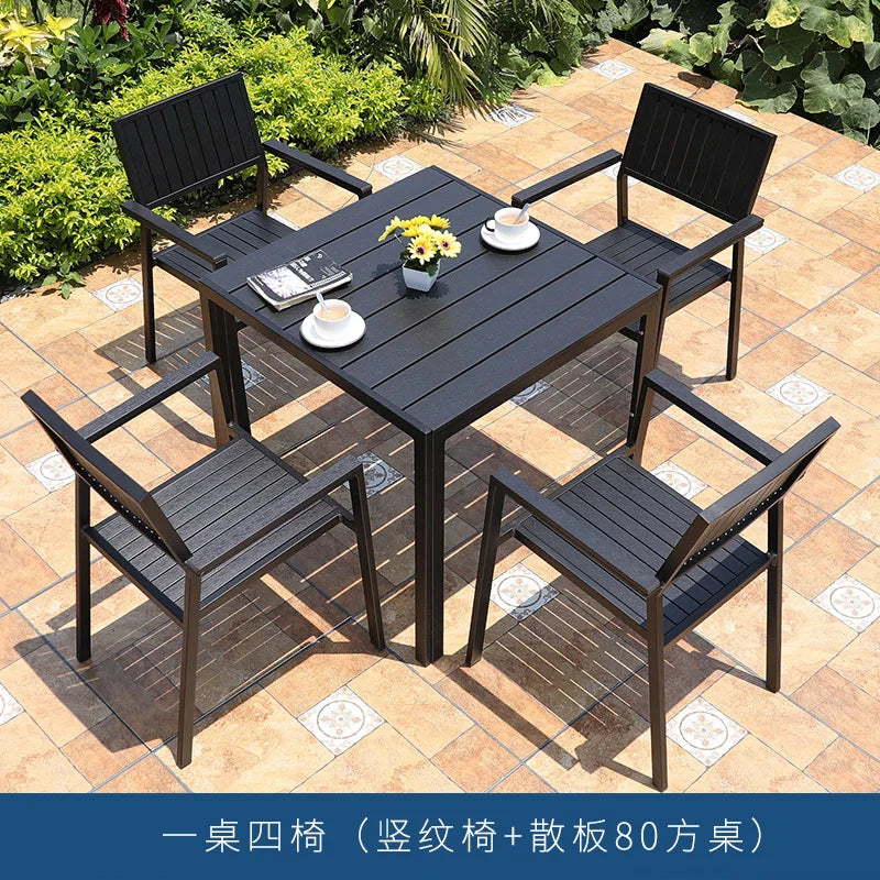 Outdoor parasol, villa cafe, milk tea shop, open-air dining bar, central column umbrella