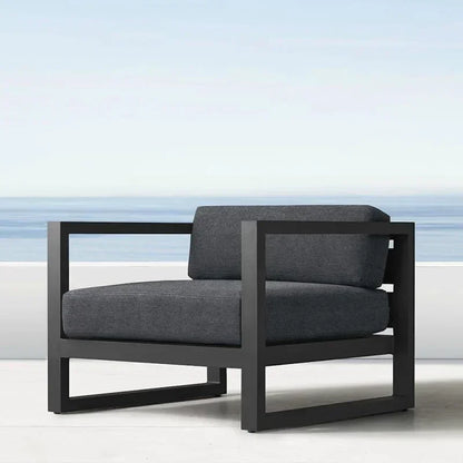 Outdoor Aluminum Alloy Sofa Four Piece Set,Terrace Garden Bar Waterproof Sofa Furniture Set outdoor furniture set sectional sofa
