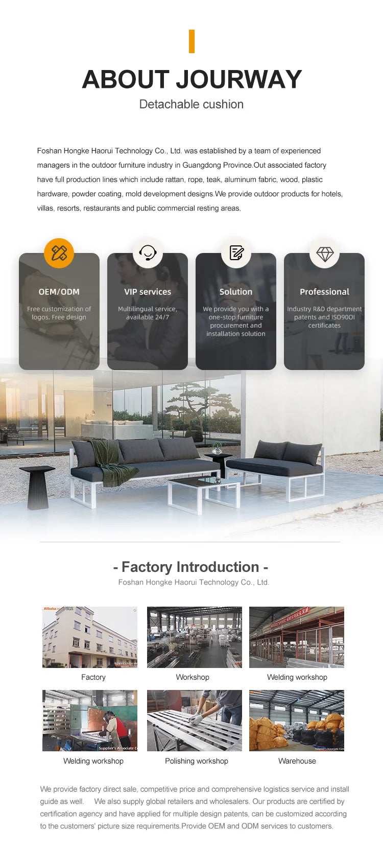 Waterproof Patio Sofa Set PE Wicker Rattan Sectional Outdoor Furniture Handmade Aluminum Contemporary Garden Rattan Sofa Set