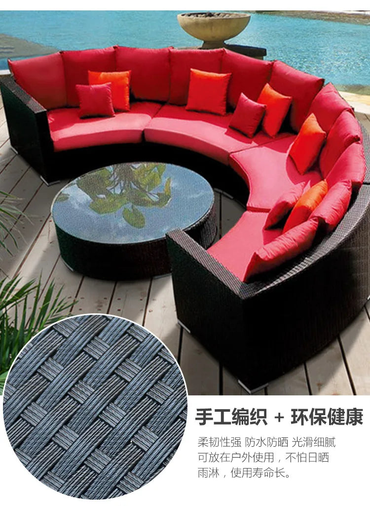 2022 Cheapest Garden Sofas Rattan Outdoor Furniture
