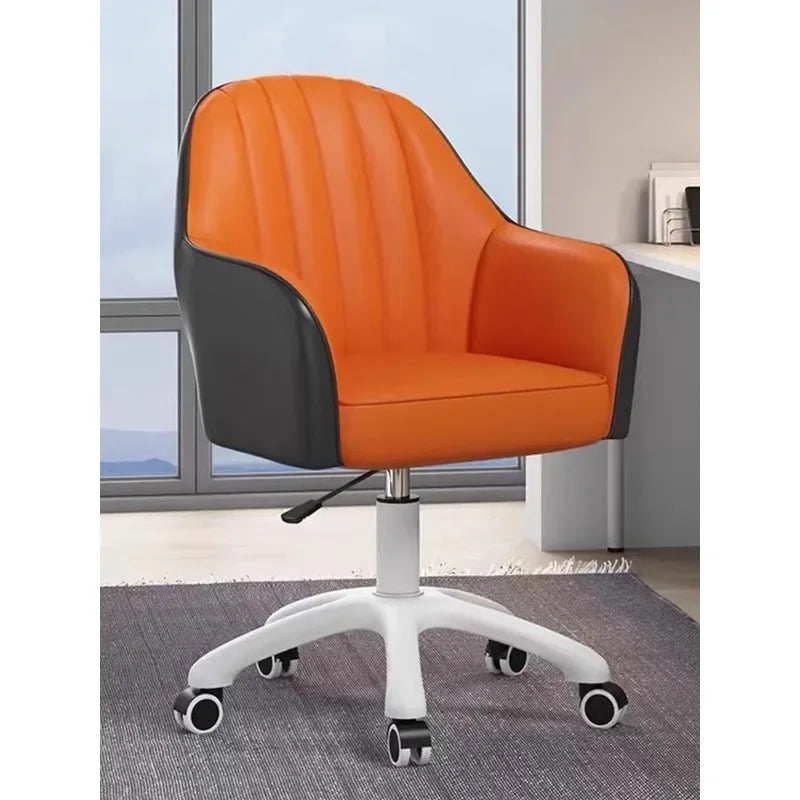 Nordic Home Computer Chair Office  Book Desk Chair Sliding Wheelchair Dormitory Lifting Chair Sofa Comfortable Bedroom