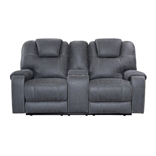 Modern 321 Sectional Leather Recliner Couch for Living Room Extendable Wood-Framed Sofa Seat Recliners Furniture Set 6032
