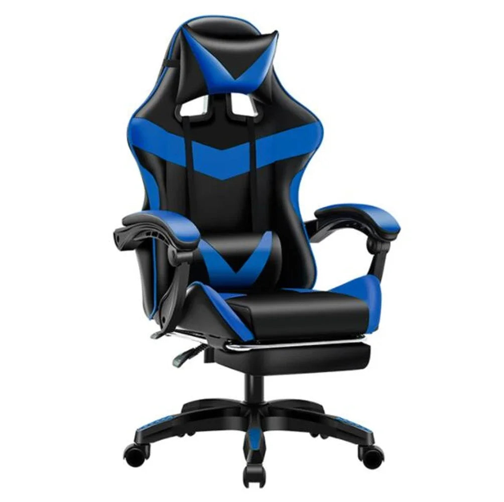 1 X Office Gaming Chair Lumbar Support Swivel Desk Armchair Wheels Office Home Chair Professional LOL Computer WCG